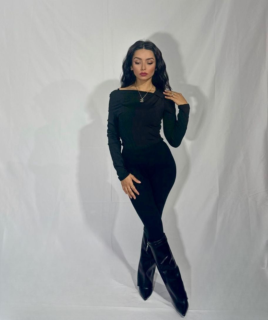 ASIMMETRICA BLACK CHIC